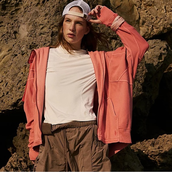 NWOT Free People movement All Your Love Solid Hoodie - Picture 6 of 16